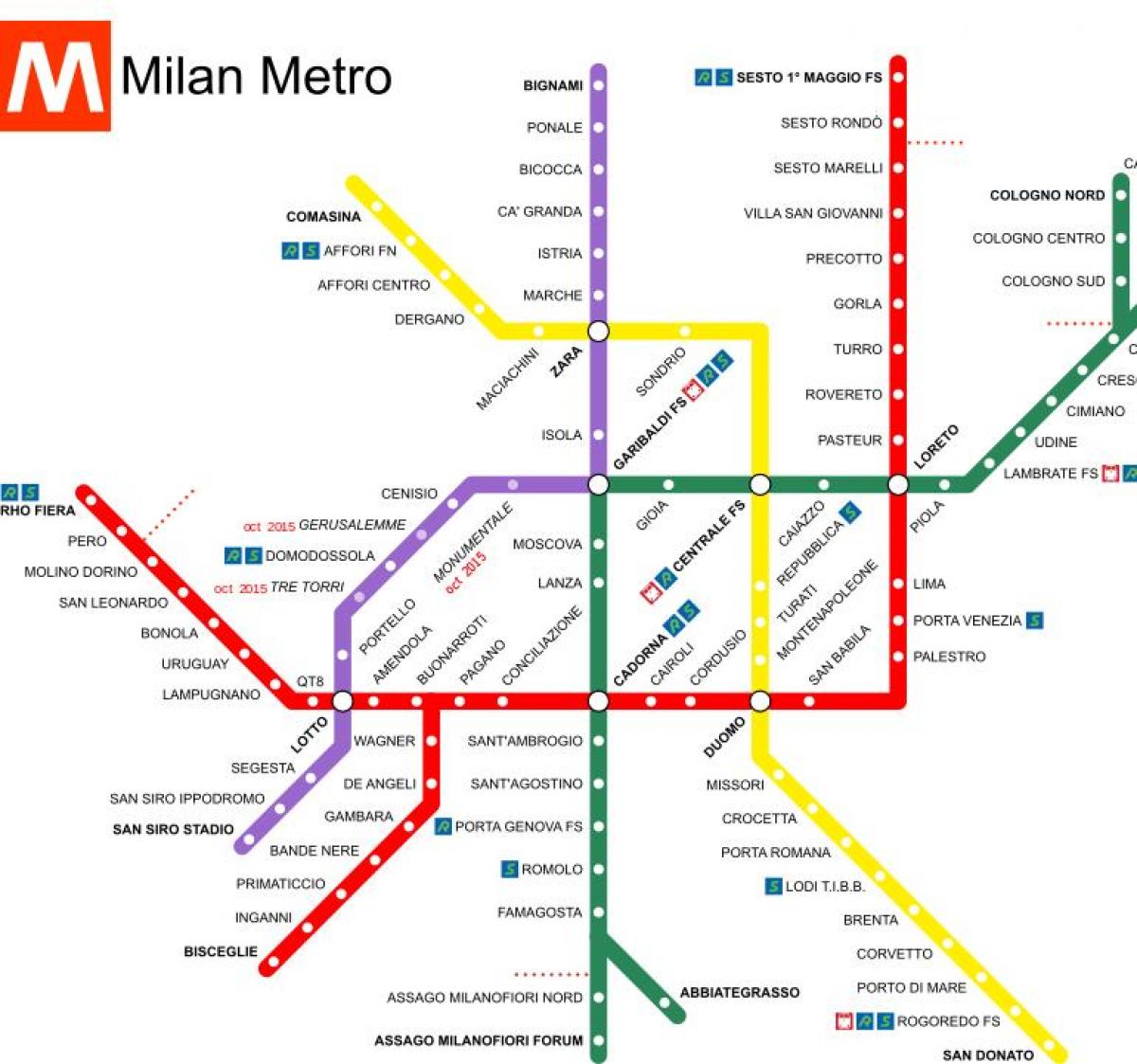 米兰意大利火车站地图