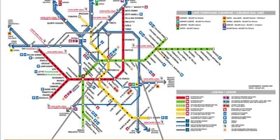 米兰火车站地图