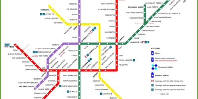地铁米兰地图