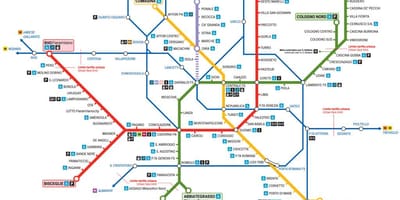 Atm的地图米兰