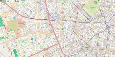 米兰的米兰地图