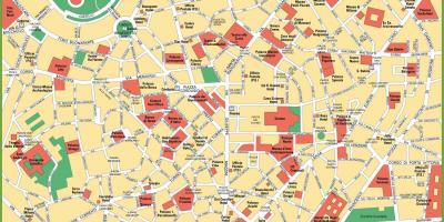 米兰市地图